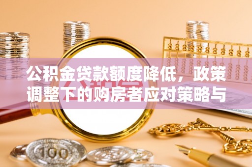 富民公积金贷款额度降低，政策调整下的购房者应对策略与未来趋势