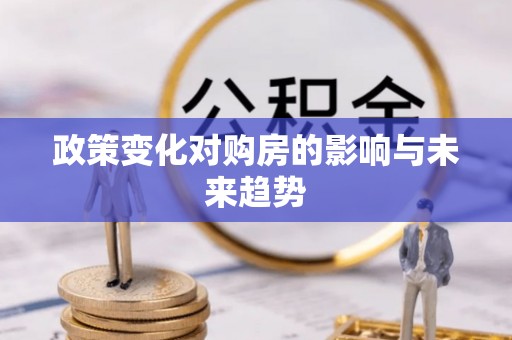 富民政策变化对购房的影响与未来趋势